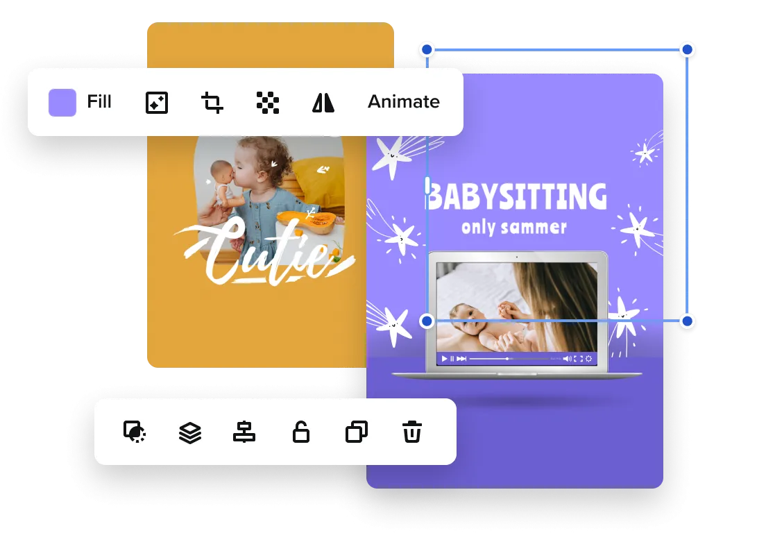 create babysitting flyers online