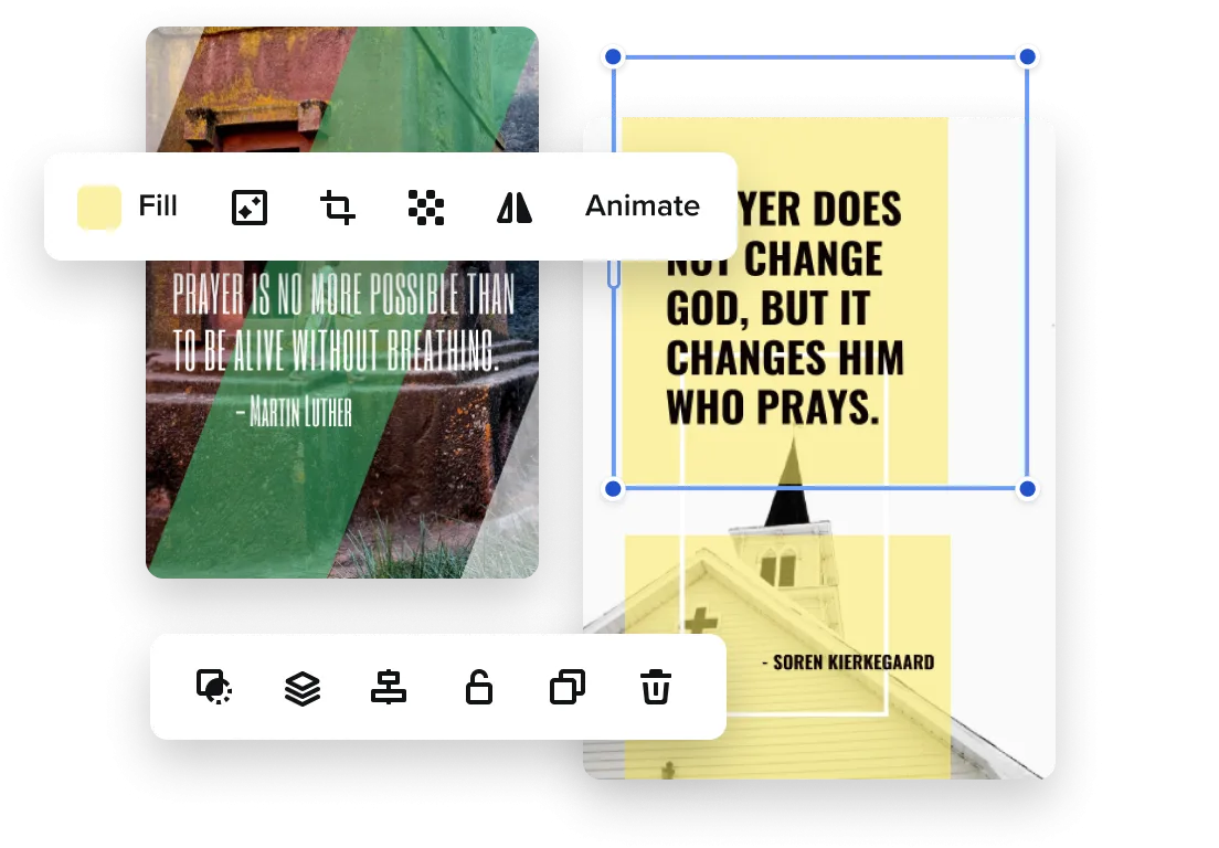 create church flyers online