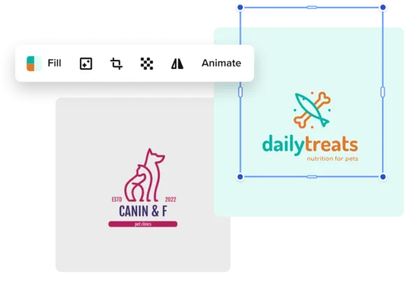 створити логотип із собакою онлайн