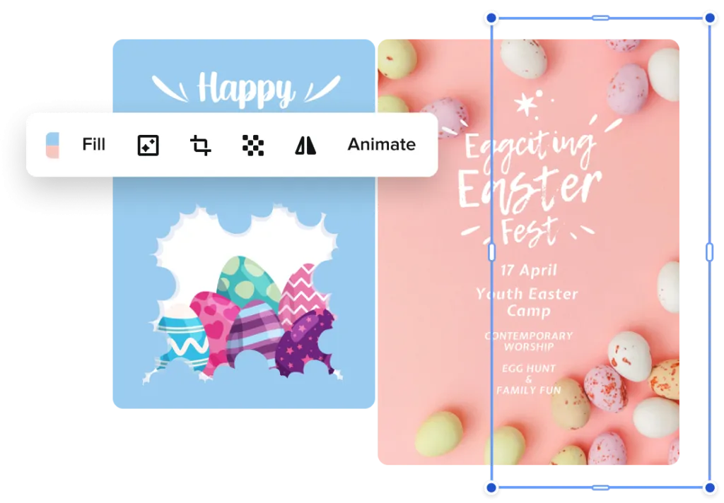 create easter poster online