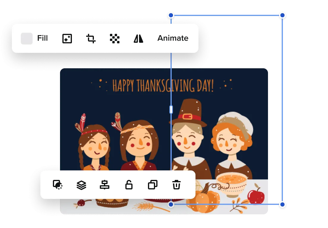 create thanksgiving card online