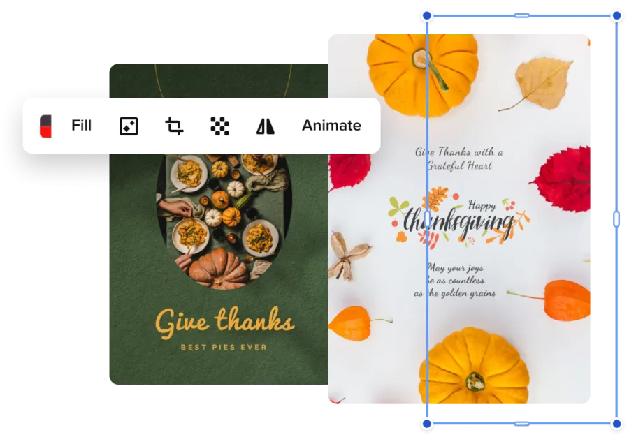 create thanksgiving poster online