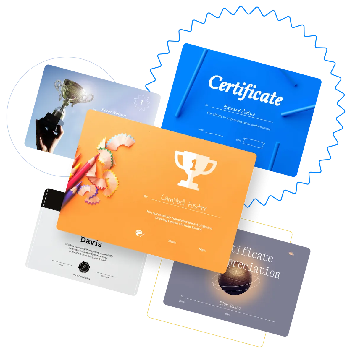 make award certificate online