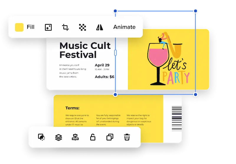 The Easy-to-use Online Ticket Maker You Need | VistaCreate