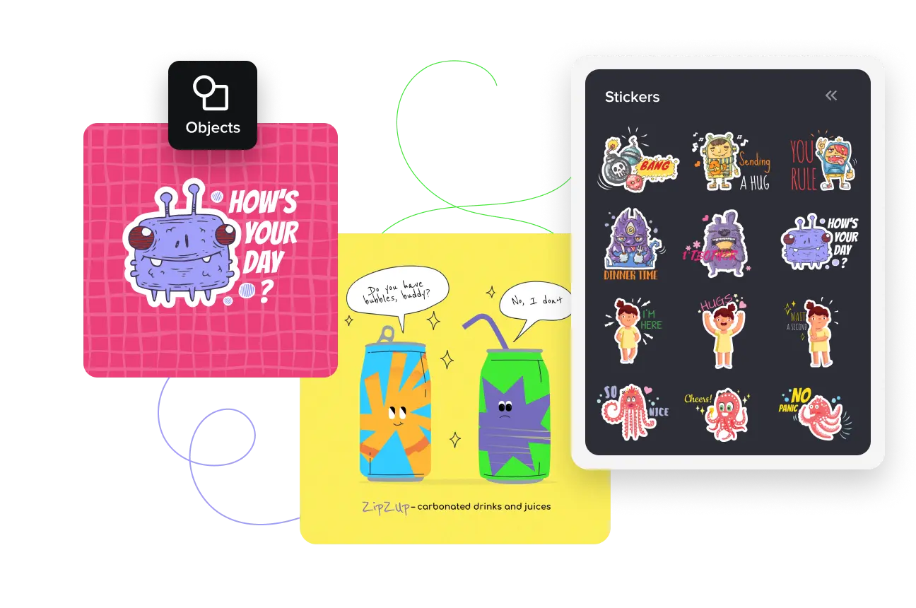 Create cool stickers online
