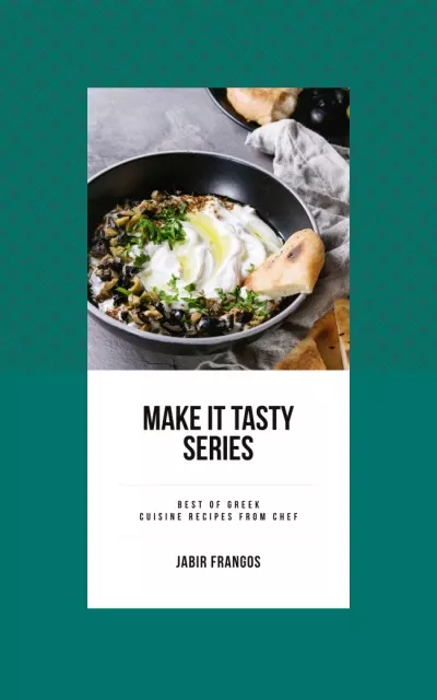 Easy Recipe Tasty Dish of Greek Cuisine eBook Design