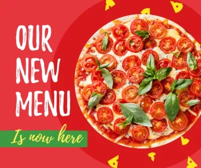 Delicious Italian pizza menu