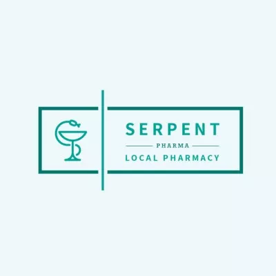 Pharmacy Promotion with Snake Icon Pharmacy Logos