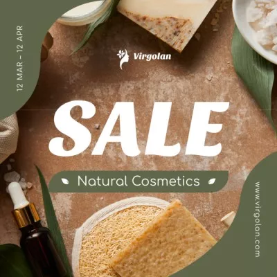 Organic Cosmetics Sale Offer