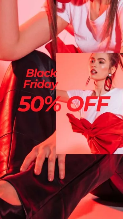 Black Friday discount offer with Stylish Girl
