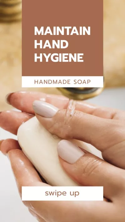 Soap ad with Hand Washing