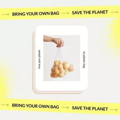 Vegan Lifestyle Concept with Fruits in Eco Bags