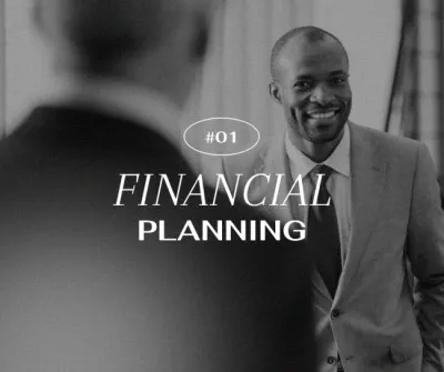 Smiling Businessmen for Financial Planning