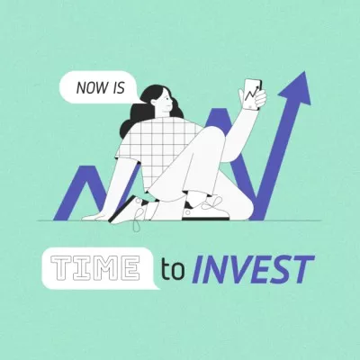 Girl on Investments Diagram