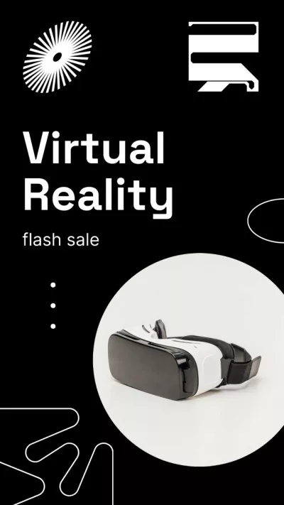 VR Equipment Flash Sale Ad