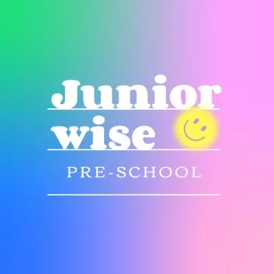 Preschool Announcement with Cute Emoji School Logos
