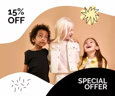 Special Discount Offer with Stylish Kids