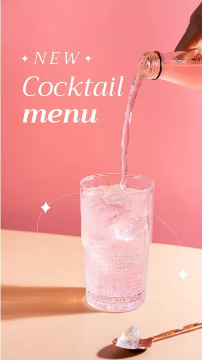 New Cocktail Menu Announcement