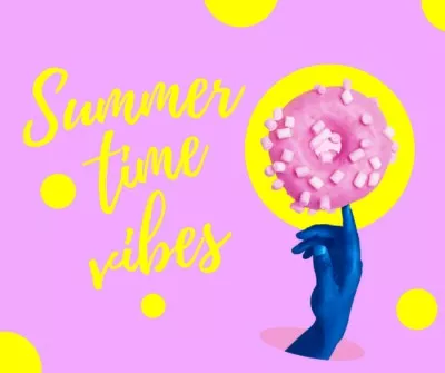Summer Inspiration with Donut in Hand