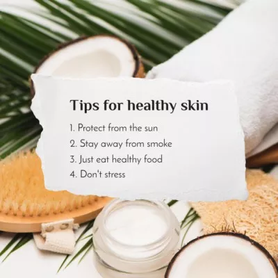 Skincare Ad with Cosmetic Cream