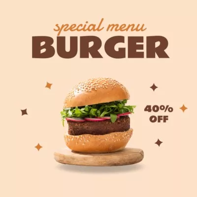 Special Offer of Yummy Burger