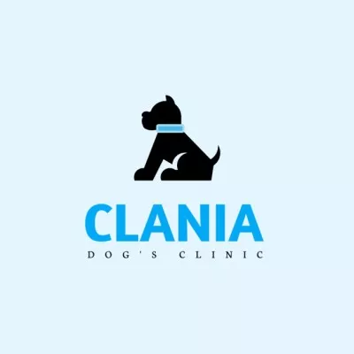 Dog's Clinic Emblem Dog Logos
