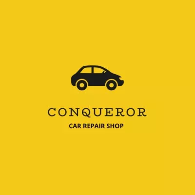 Car Repair Shop Services Offer Logos