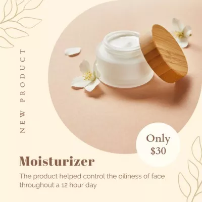 Skincare Ad with Moisturizer