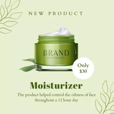 Skincare Ad with Moisturizer