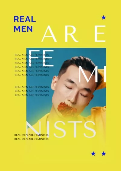 Phrase about Men are Feminists