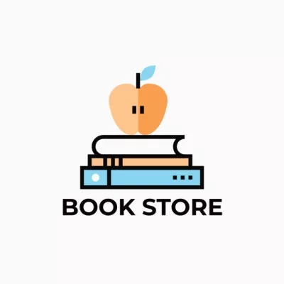 Book Store Ad Education Logos