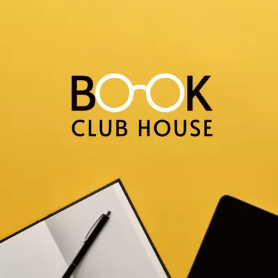 Book Club Announcement Education Logos