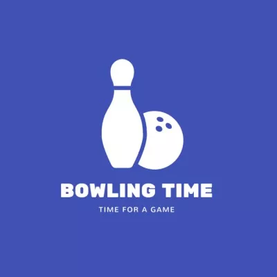 Bowling Club Ad Sport Logos