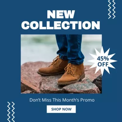 Fashion Store Ad with Stylish Shoes