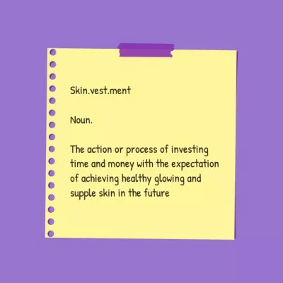 Phrase about Healthy Skin