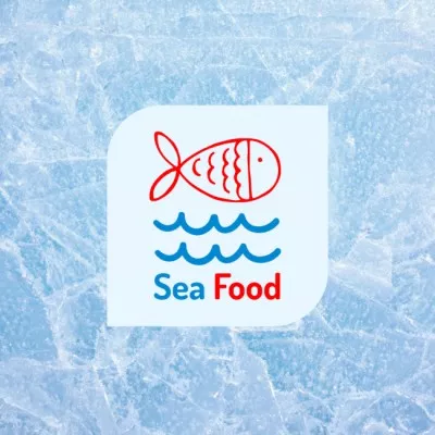 Seafood Shop Ad Restaurant Logos
