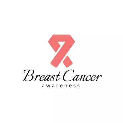 Breast Cancer Awareness YouTube Logo Maker 