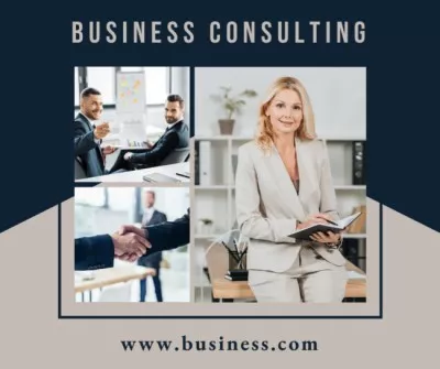 Business Consulting Services Offer Collage Maker
