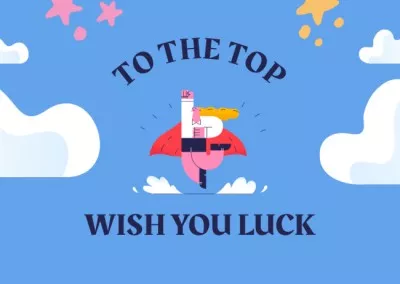 Card - Wish you Luck Good Luck Cards