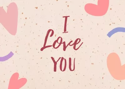 Card - I Love You Thanksgiving Cards