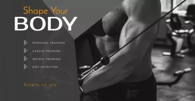 Sport Gym Body Shape Facebook Ads