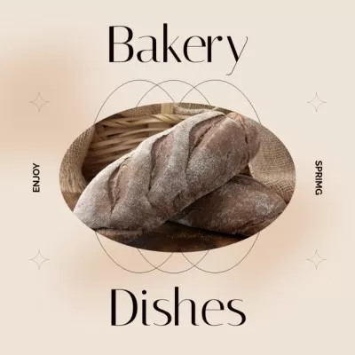 Bakery Ad with Fresh Bread