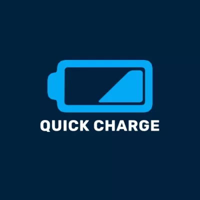 Quick charge logo design Tech Logos