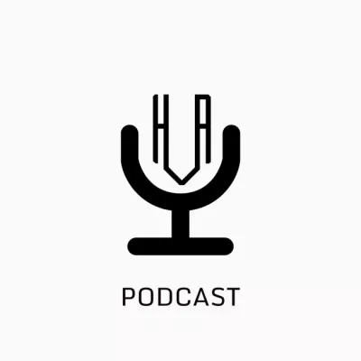 Emblem of Podcast Band Logo Maker