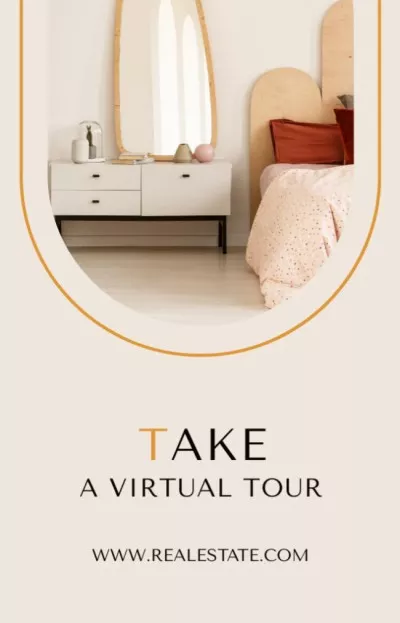 Virtual Room Tour Ad IGTV Cover Maker