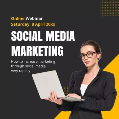 Online Social Media Marketing Webinar Offer Instagram Ads