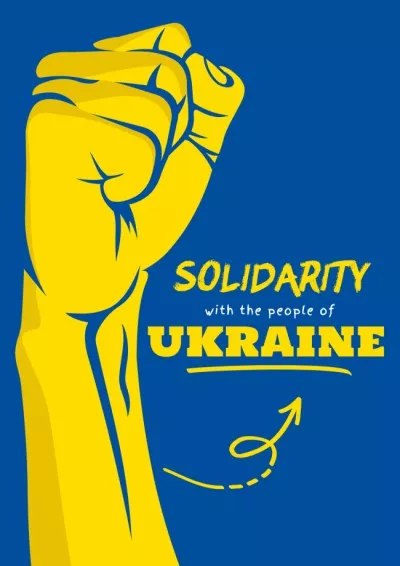 Solidarity with People of Ukraine Flag Maker