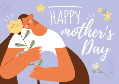 Mother's Day Holiday Greeting Postcards