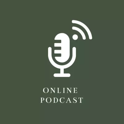 Emblem of Online Podcast Band Logo Maker