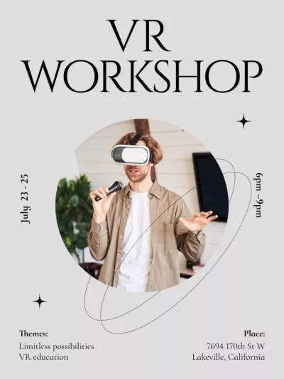 Virtual Reality Workshop Announcement